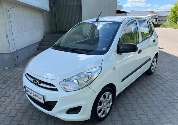 Hyundai i10 cena 14800 przebieg: 148000, rok produkcji 2012 z Płock małe 232